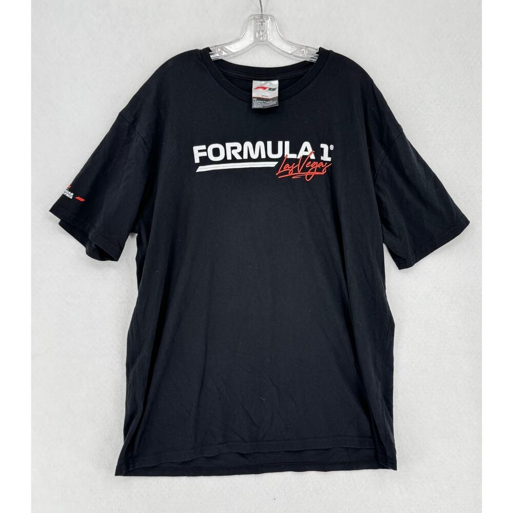 Formula 1 Fanatics F175 Las Vegas Grand Prix Lights Out Black T Shirt Sz 2XL